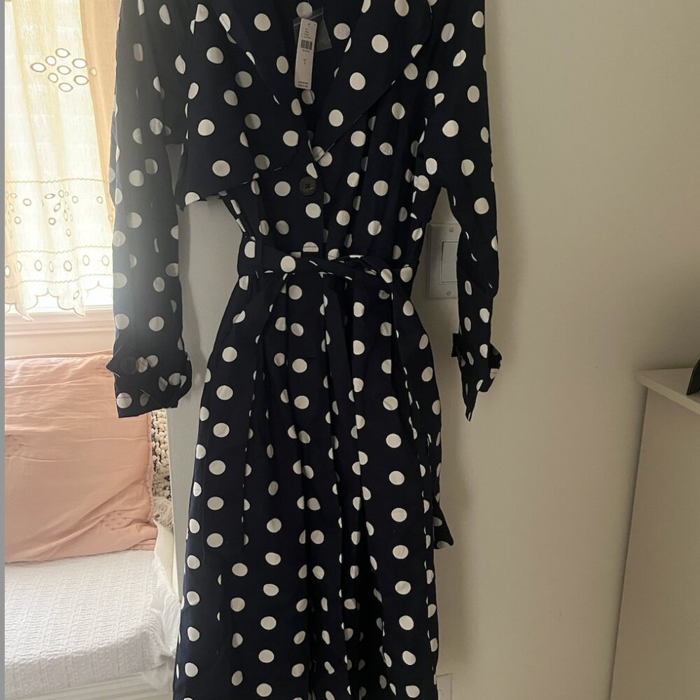 Anthropologie Jacket, Navy and Blue Small